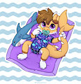 Little Joshy on a Blanky by SmolSkeenie