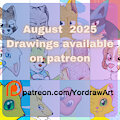 August 2025 work from my Patreon by Yordraw