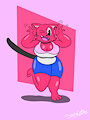 Cakecat wearing Lisa's clothes