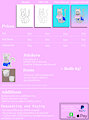 The Evolution of my Commission Sheets
