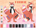Foxune Reference Sheet 2025 by Nishi