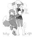 Flix and Truffle's day out by AlloyRabbit