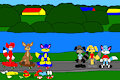 Boys on Skateboard Naked with Friends by CartoonFoxArt2002