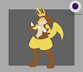 Yellow Apple Lucario Adopt-CLOSED
