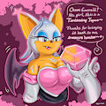 Twinned Treasure - Rouge the Bat TF by Mewscaper