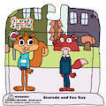 Scaredy Squirrel: Scaredy and Fox Guy Figurine Pack by ToonDisneyXD2009