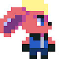 Boucing Bnuy Pixelart by jamesfoxbr