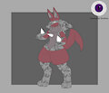 Ashen Red Lucario Adopt-CLOSED