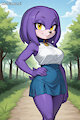 Violet Outside (Ai) by 2BIT