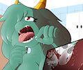 Flossing Accident by Sparkythechu