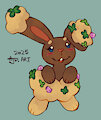 Clover Decorated Buneary by Flipside