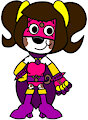 Diesel Dalmatian in Girly Sexy Superheroine Costume by DemonFuego48