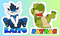 Nathan-Kaito Badge Art by Nishi
