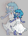 Mo’Cha in the fancy dress by Alazak