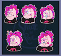 Sticker Batch #2 - Mario by ShadeofRae