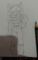(Sketch) Trying the Sonic style! by BabyFurFluffyCanvas