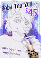 Boba Tea YCH by KuddlyKodiak