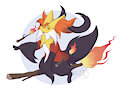 Mega Delphox by fennekfuchs