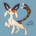 Calico Espeon by Flipside