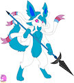 Sylvio The Sylveon (Anthro Form) [AI-Generated] by MangledTheArcticWolf