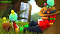 knuckles and chaos by RocketSpuff