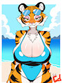 Tiger beach by JustEd