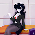Corvinia in the office by digiqrow