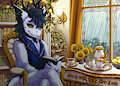 Victorian Study YCH - Vinny Roebuck by KuddlyKodiak