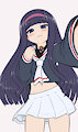 Tomoyo's Sakura selfie by AlloyRabbit