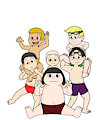 Groups swim by vasan