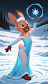 Frozen bunny princess by Minibit