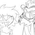 and he looks at me and i look at him .... by weirdpuppy
