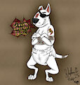 A Bad Dog In Diapers by RhythmCHusky94