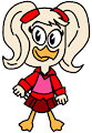 Penelope/Penny Vanderquack (Dewey and Webby's Daughter) by DemonFuego48