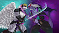 A pending battle... by Fayrofire398