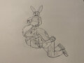 Caught by the rabbit, boy? by JaydieBrainPower
