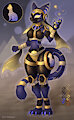 Egypt Cat Protogen by ErisMorgan