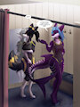 Bree + Kal (Commission) by hyginx
