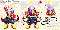 Deltacircus Tenna (Clown AU) by dandyliondreamer