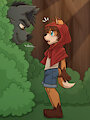 Lil Red and the Big Bad Wolf by DooberDoodles