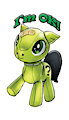 Frankenfilly "I'm OK!" plushie by ButtercupSaiyan