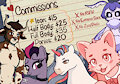 Commissions Open! by RenaBrea