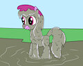 Random pony covered in mud berry punch by mucky
