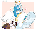 Petting Him by Jeredoodles