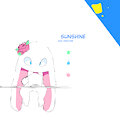 New ref sheet - Sunshine by Blushbunny