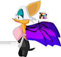 Rouge The Bat In Inkscape 2025 version Improved by BatOfTheLeaves