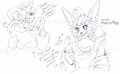 Joy Study Sketches (February) by Malachyte