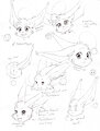 Niara Study Sketches (February) by Malachyte