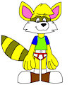 Melvin Ringtail by CartoonFoxArt2002