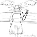 AXOLOTH SKETCH by MakukuArt25